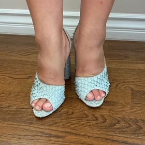 3.1 Phillip Lim soft leather heels preloved unique